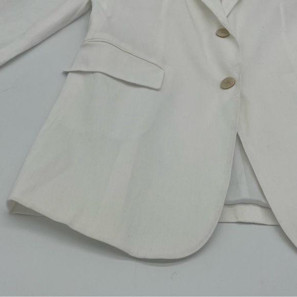 Theory Cuffed Blazer in Good Linen – Size 2 – NWT $475 - Picture 5 of 12